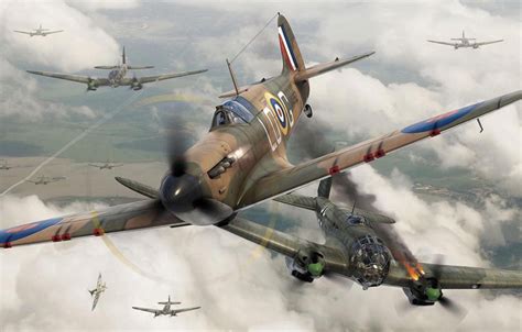 You need only three mouse clicks to create a new screensaver. Wallpaper fighter, war, art, airplane, painting, aviation, ww2, dogfight, Supermarine Spitfire ...