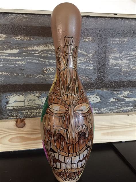 Hand Painted Bowling Pins Etsy