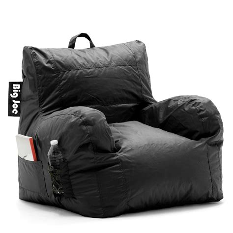 Big Joe Dorm Bean Bag Chair Stretch Limo Black 650231968695 Ebay