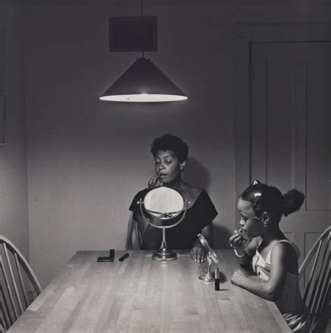 Carrie Mae Weems Untitled Woman And Daughter With Makeup From