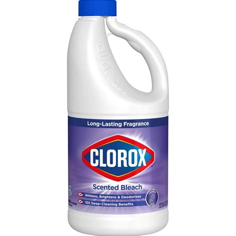 Clorox Liquid Bleach Lavender Scent 64 Oz Bottle