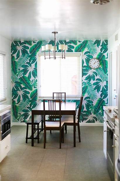 Tropical Accent Kitchen Install Wall Bedroom Walls