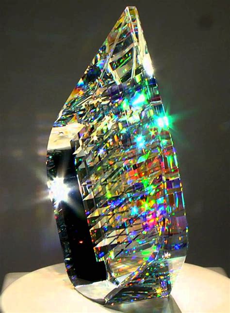 Optic Glass Sculpture By Jack Storms Dazzling Display Of Art Glass Beauty