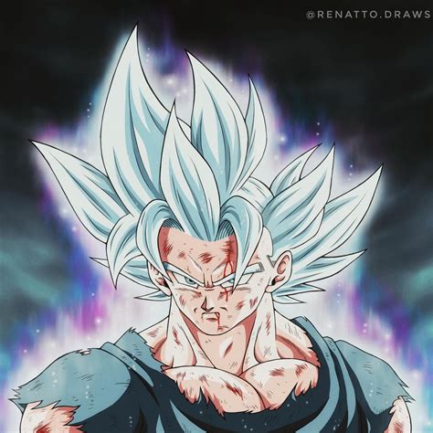 Ultra Instinct Son Goku By Renattocr On Deviantart Dragon Ball Super