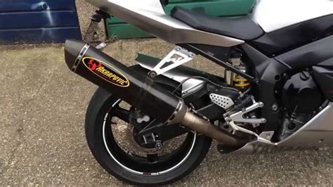Austin racing, akrapovic, sc project, yoshimura, two brothers, competition werkes. Yamaha R1 2003 5PW Akrapovic Hex Carbon Exhaust Sound ...