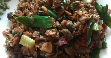 Resep tumis kerang masak tauco. Resep Kerang Hijau Kupas - Cumi Kering Cabe Hijau ...