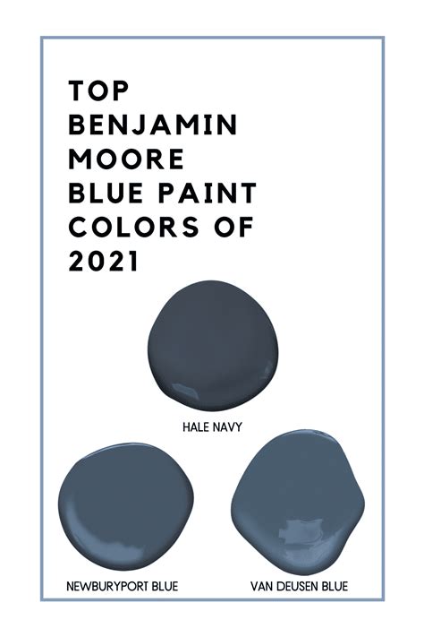 Top Benjamin Moore Blue Paint Colors of 2021 in 2021 | Benjamin moore