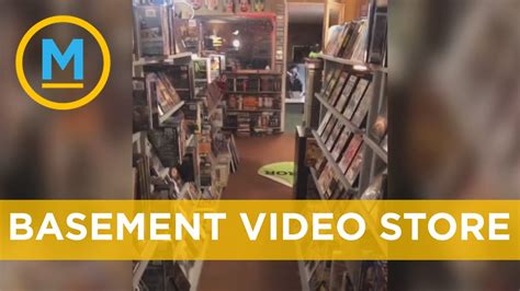 Man Creates Incredibly Detailed Video Rental Store In His Basement Your Morning Youtube