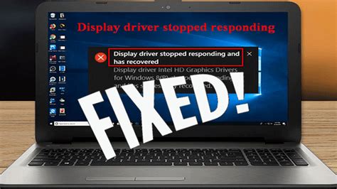 How To Fix Display Driver Stopped Responding And Has Recovered Error