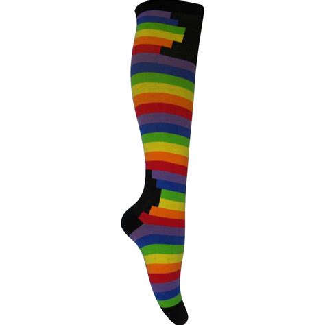 Rainbow Knee High Socks In Rainbow Knee High Socks Socks Knee High