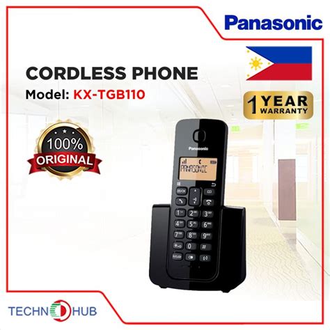 Panasonic Kx Tgb110 Cordless Phone Lazada Ph