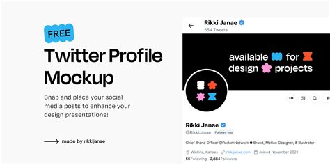 Twitter Profile Mockup Figma