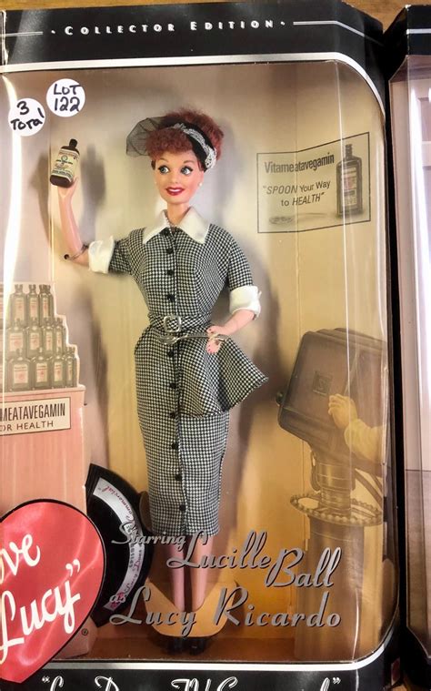 3 early 2000 s barbie i love lucy collector edition doll