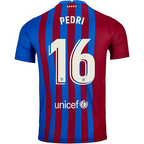 202122 Kids Nike Pedri Barcelona Home Jersey Soccerpro