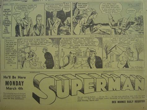 Pop Culture Safari Ad For Superman Comic Strip