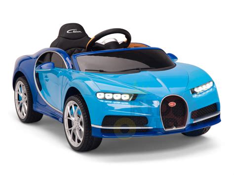 Blue Official Bugatti Chiron Kids Ride On Car Kids Vip