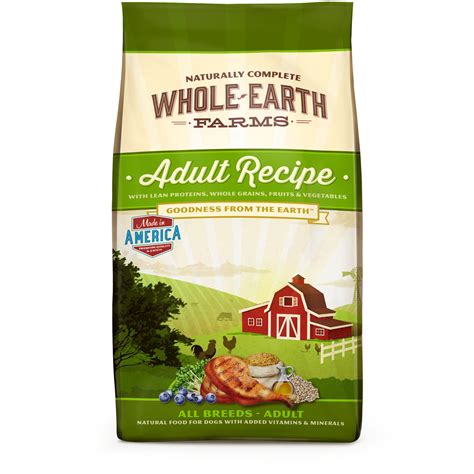 The kibble and canned recipes are produced & manufactured in the usa. Whole Earth Farms Adult Dog Food | Petco