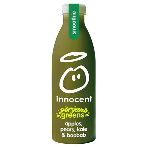 Innocent Gorgeous Greens Smoothie 750ml Tesco Groceries