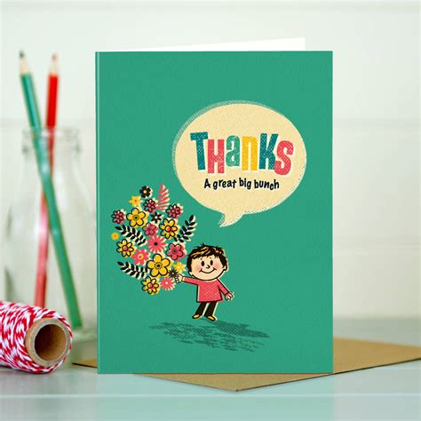 Thank You Thank You Card By The Typecast Gallery