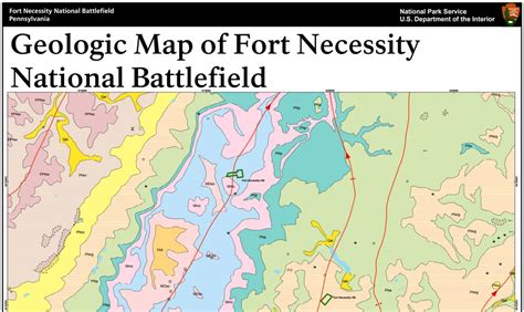 Nps Geodiversity Atlas—fort Necessity National Battlefield