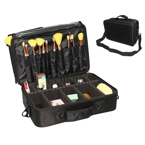 Zimtown 16 Professional Makeup Bag Cosmetic Case Storage Handle