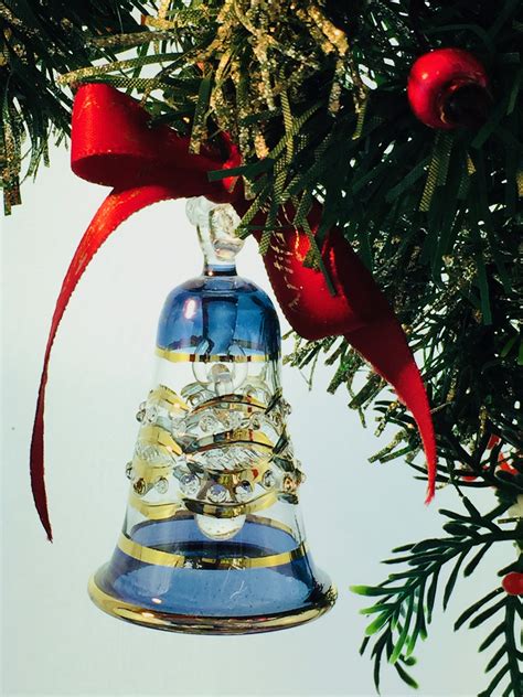 Bell Victorian Christmas Blue Artifactually