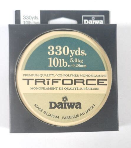 DIAWA TRIFORCE 330 YDS 10 LBS 5 0 KG 0 28 MM EBay