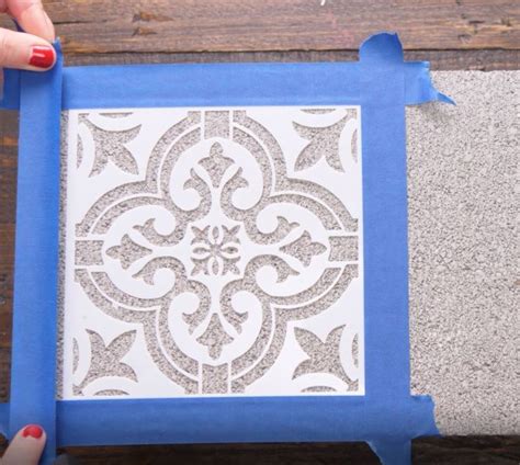 Stencil Your Cinder Blocks And Create New Furniture That Will Wow