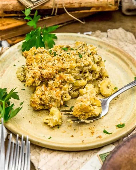 rich cheesy and oh so satisfying this healthy oil free vegan italian parmesan mac and cheese