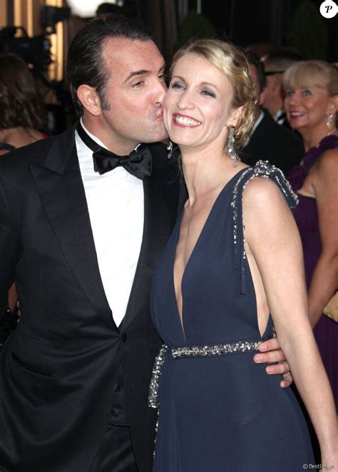 jean dujardin et alexandra lamy 84e cérémonie des oscars à hollywood le 26 février 2012