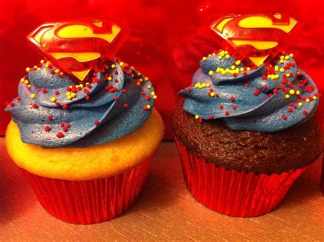 Superman Or Superwoman Cupcakes Batman Cake Birthday Party Birthday