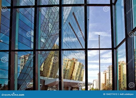 Building Glass Window View Of The Building Editorial Stock Photo