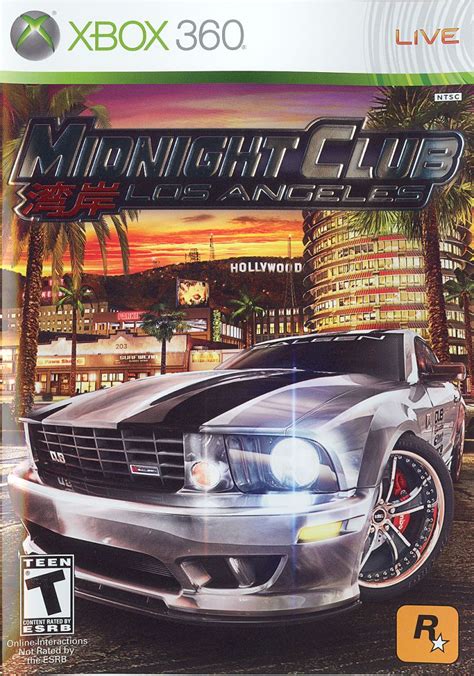 Midnight Club Los Angeles 2008 Playstation 3 Box Cover