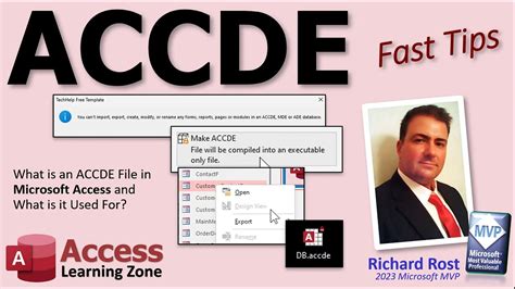 Creating Accde Files In Microsoft Access Youtube