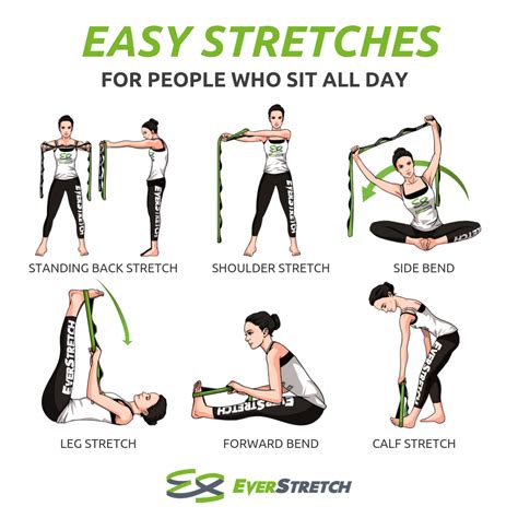 Easy Stretches For People Who Sit All Day Easy Stretches Best