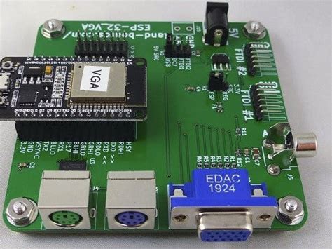 Land Boards Fabgl Compatible Esp32 Vga Brings Video Audio Output Ps