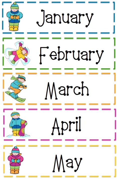 Months Of The Year Printables Chalkboard Free Printable Download