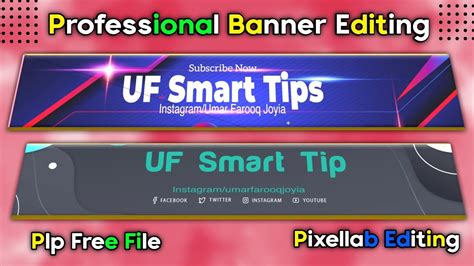 How To Make Professional Banner For Any Youtube Channel Make Youtube