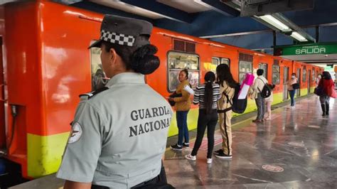 Amlo Justifica Presencia De Guardia Nacional En El Metro Cdmx Cambio