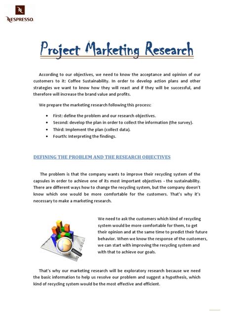 Marketing Research Project Final Pdf Marketing Research Survey