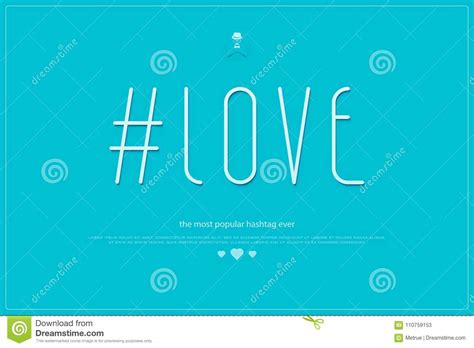 Most Popular February Love Hashtag Stock Vector - Illustration of ...