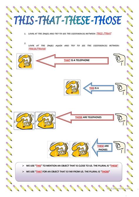 This That These Those Worksheet Free Esl Printable Worksheets