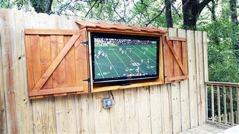 Diy tv outdoor tv enclosure. How to Build an Outdoor TV Cabinet | Outdoor tv cabinet, Outdoor tv, Build outdoor furniture