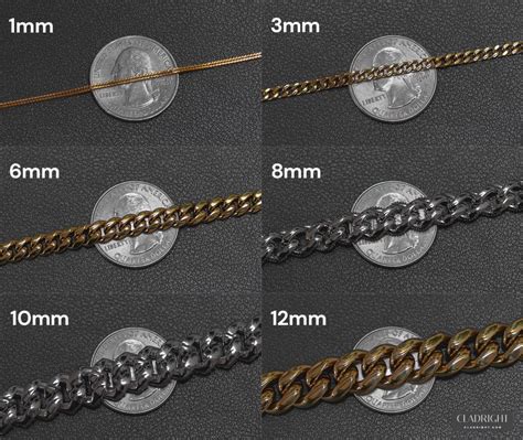 A Chain Thickness Guide For Men Photos And Examples · Cladright