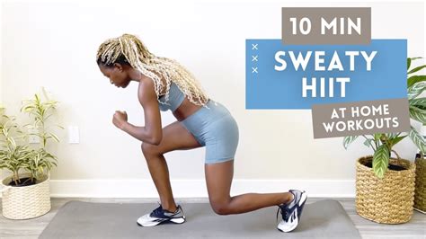 10 Min High Intensity Full Body Workout Hiit Burn Lots Of Calories