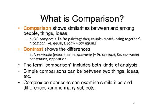 Ppt Using Comparison And Contrast Powerpoint Presentation Free