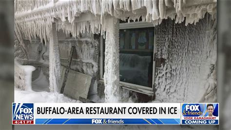 Restaurant In Buffalo New York Covered In Ice Amid Winter Storm Fox