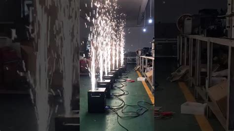 Testing The Sparkler Machines Digital Fireworks Machines Cold Flame