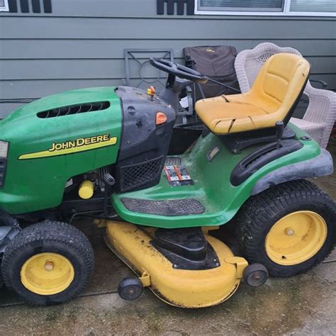 John Deere L120 Riding Mower 20hpv Twin 48inch Cut Automatic For Sale