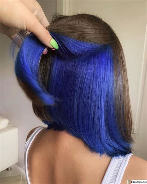 20 Short Blue Haircuts That Youll Admire At First Sight Best Short